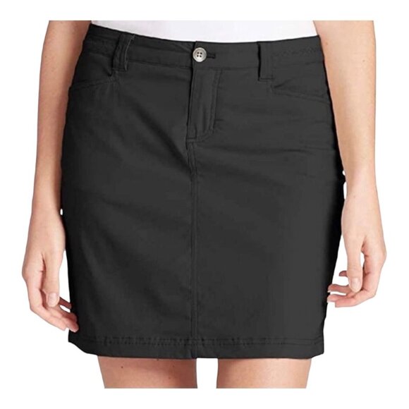 Eddie Bauer Adventurer Women Black Cargo Short Skort SZ 14  Summer -Outdoor NWT - Picture 12 of 12